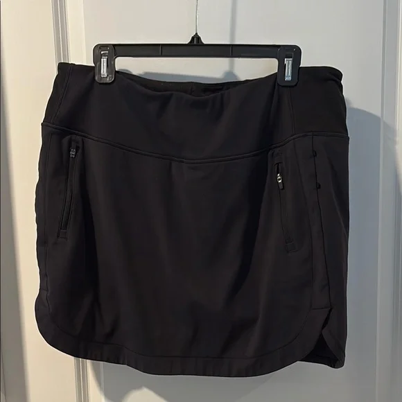 Athleta 16” Fairway Golf Skort Black Size XL - Picture 1 of 3